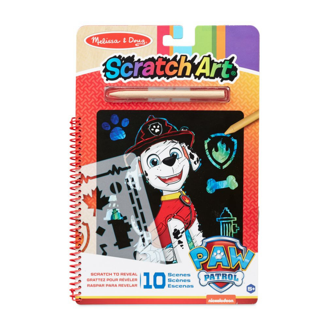 Melissa & Doug Psi Patrol Zdrapka książeczka Marshall