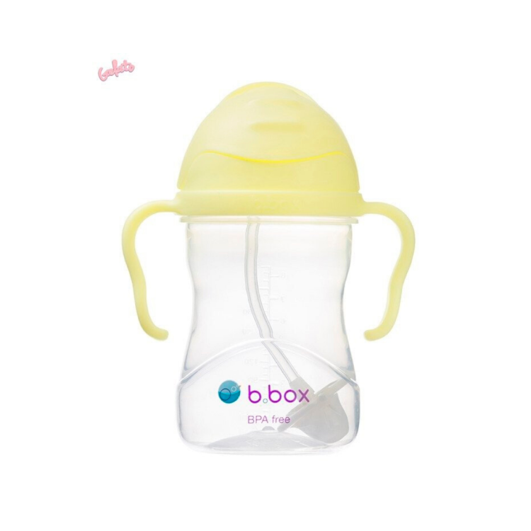 B.BOX Bidon ze słomką 240 ml Gelato banana split