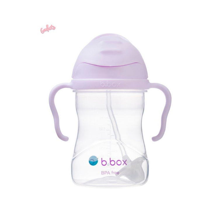 B.BOX Bidon ze słomką 240 ml Gelato boysenberry