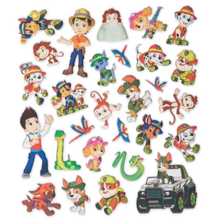 Melissa &amp; Doug Psi Patrol Naklejki wypukłe wielokrotne Safari (6).png
