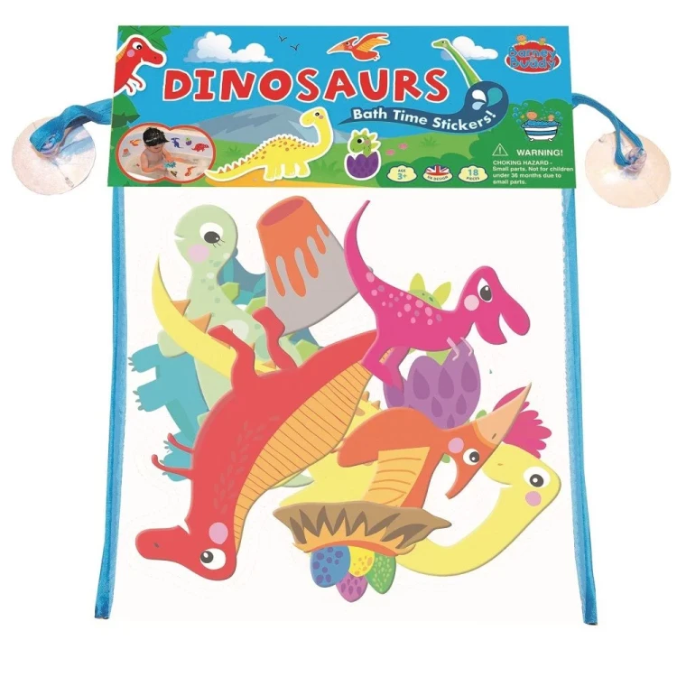 kąpielowe naklejki  Dinozaury