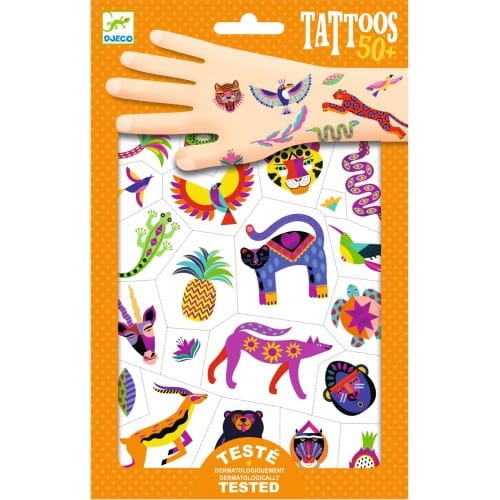 Djeco - Tatuaże dla dzieci EGZOTYKA