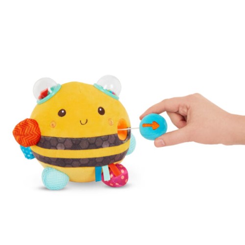 Pszczółka sensoryczna B.Toys Fuzzy Buzzy Bee dla niemowląt