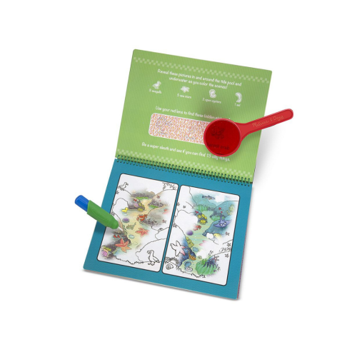 2-Melissa & Doug Kolorowanka wodna Zestaw DeLuxe z lupą Świat zwierząt.png