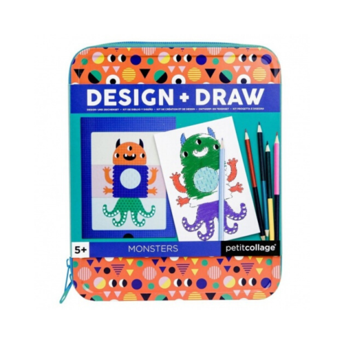 1-Petit Collage Podróżna teczka kreatywna potworki Design Draw Monsters.png
