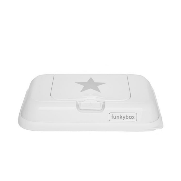 1-Funkybox Pojemnik na chusteczki To go White silver star.png
