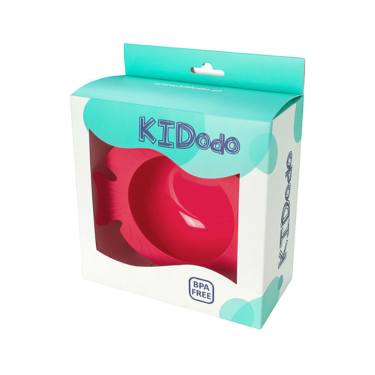 3-KIDodo Silikonowa miseczka z przyssawką Czerwona rybka.png