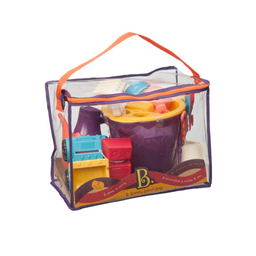 2-B. Toys B. Ready Beach Bag Torba z akcesoriami do piasku Pomarańczowy.png