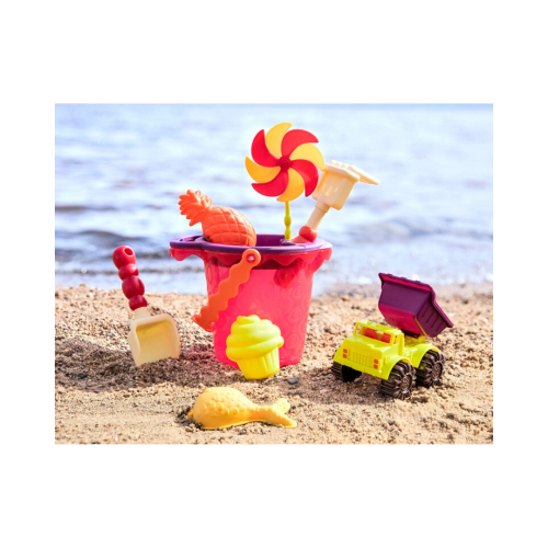 1-B. Toys Sands Ahoy! Wiaderko z akcesoriami do piasku Czerwony.png
