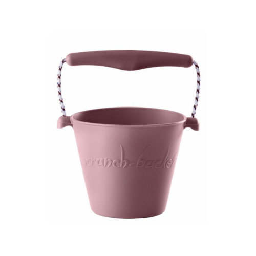 1-Funkit World Składane wiaderko do wody i piasku Scrunch Bucket Pudrowy róż.png
