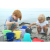Funkit World Składane wiaderko do wody i piasku Scrunch Bucket Granatowy (7).png