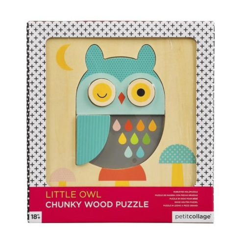 Petit Collage Puzzle drewniane Sowa (1).png