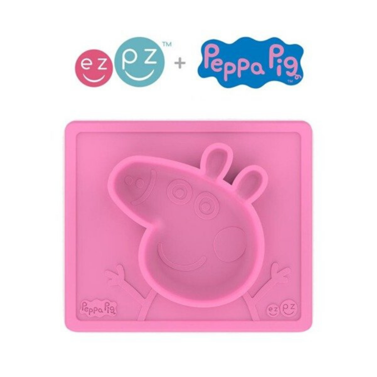 1-EZPZ Silikonowa miseczka z podkładką 2w1 Peppa Pig™ różowa.png
