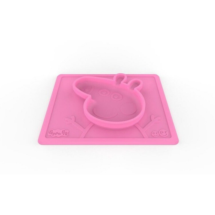 4-EZPZ Silikonowa miseczka z podkładką 2w1 Peppa Pig™ różowa.png