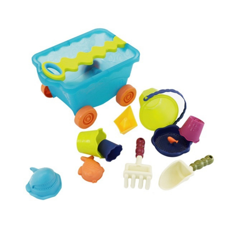 B. Toys Wavey Wagon Wózek – wagonik z akcesoriami do piasku Niebieski (3).png