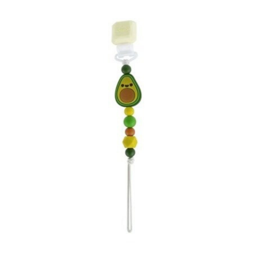 Loulou Lollipop Zawieszka silikonowa Darling Avocado (2).png